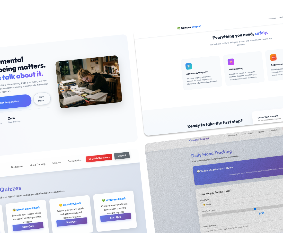 Campus Support: Mental health feedback platform