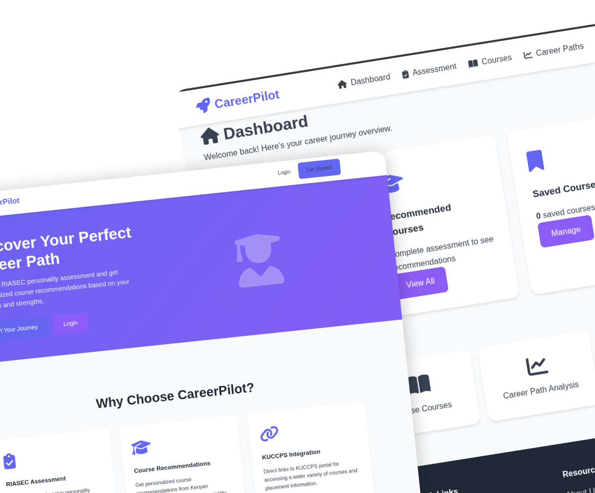 CareerPilot: interactive career guidance web app