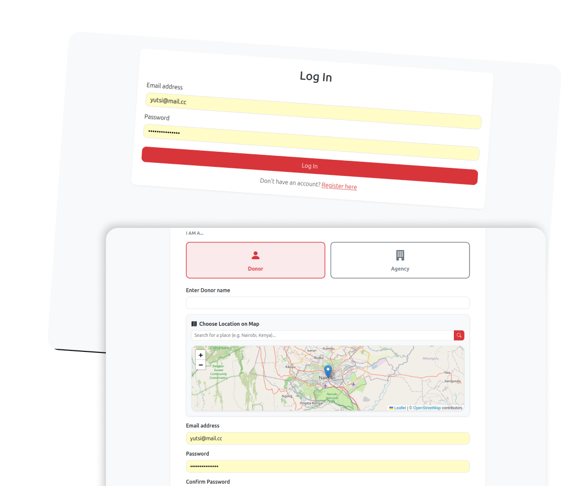 GiveBlood: Platform connecting blood donors with agencies